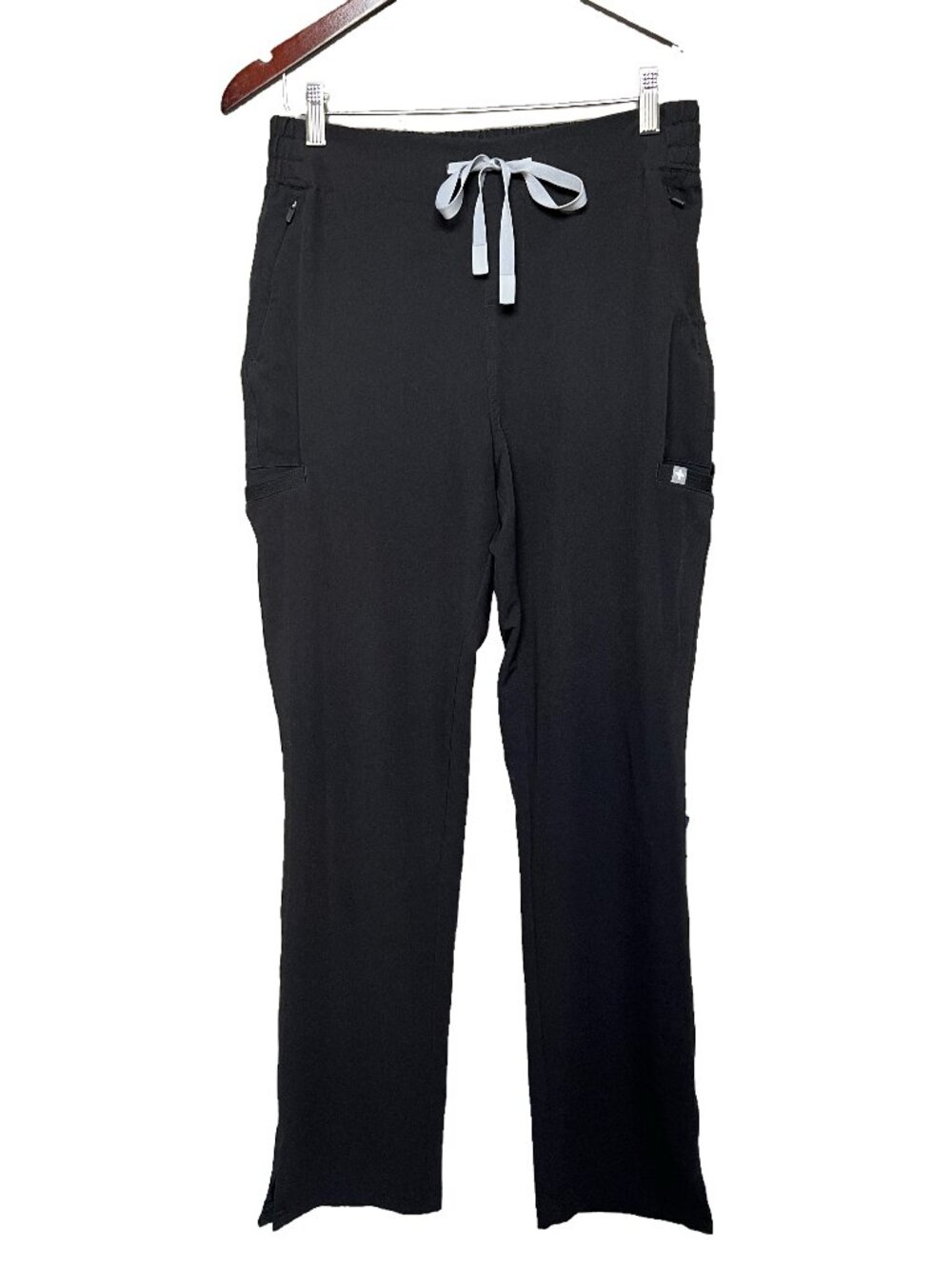 FIGS Black Slim Catarina Scrub Pants Medium Petite